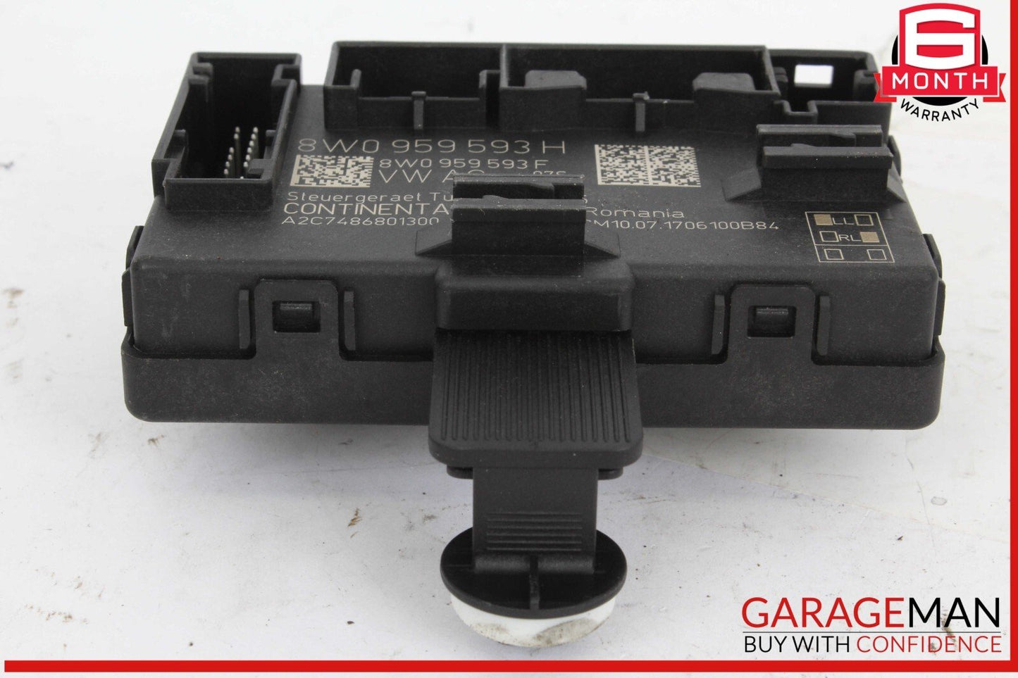 17-24 Audi A4 Quattro Front Left Driver Side Door Control Module 8W0959593H OEM