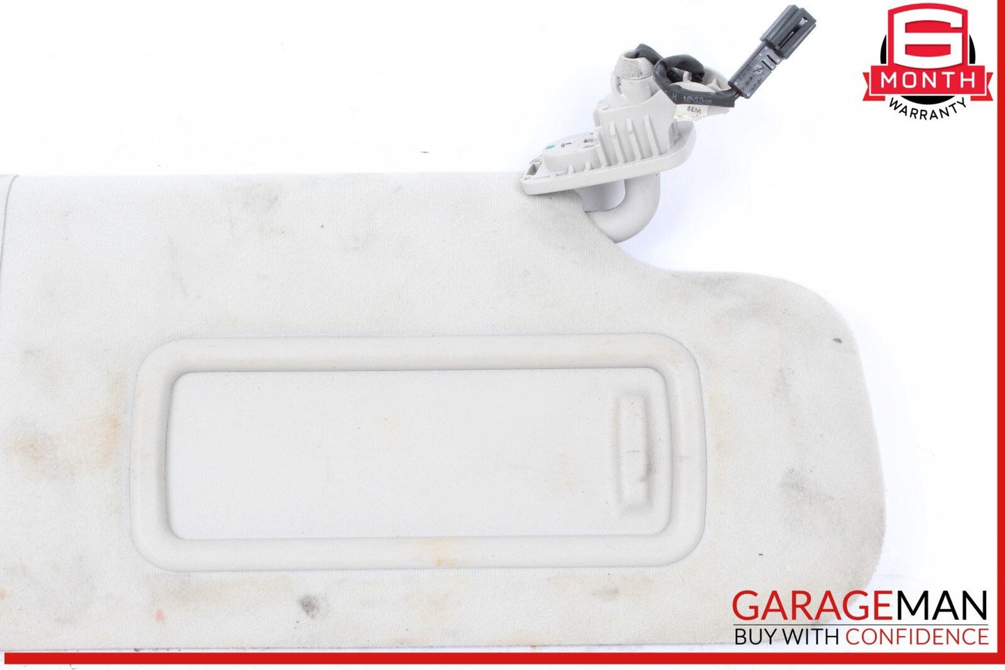 17-22 Maserati Levante Front Right Sun Visor Shade White OEM