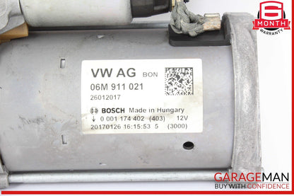 16-24 Audi S5 RS5 A6 A7 3.0L Engine Starter Motor Bosch 0001174402 OEM