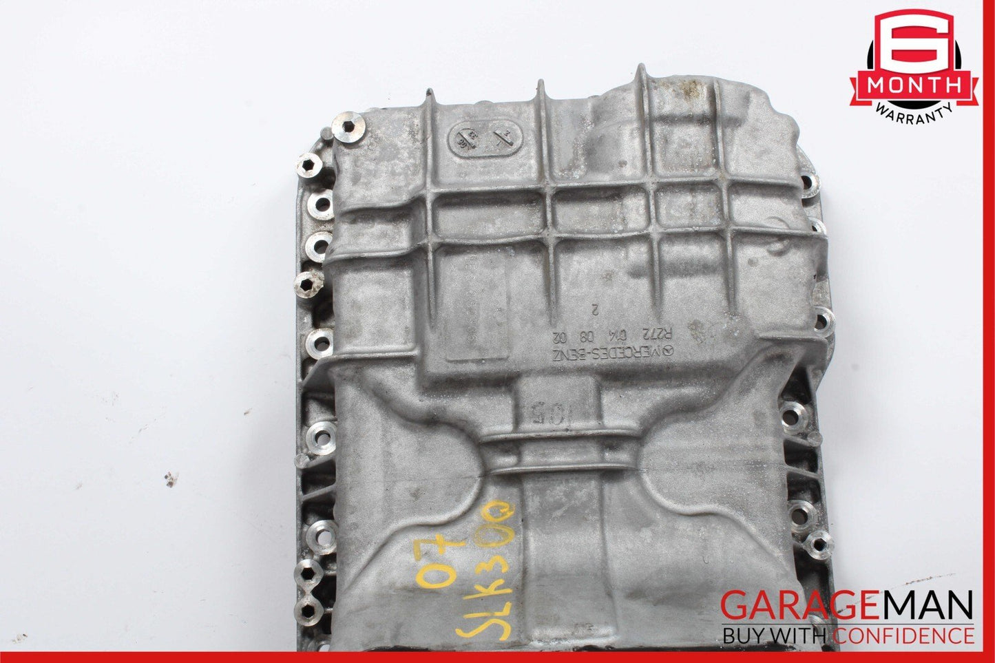 05-11 Mercedes R171 SLK300 C350 Engine Upper Oil Sump Baffle Pan 2720140802 OEM