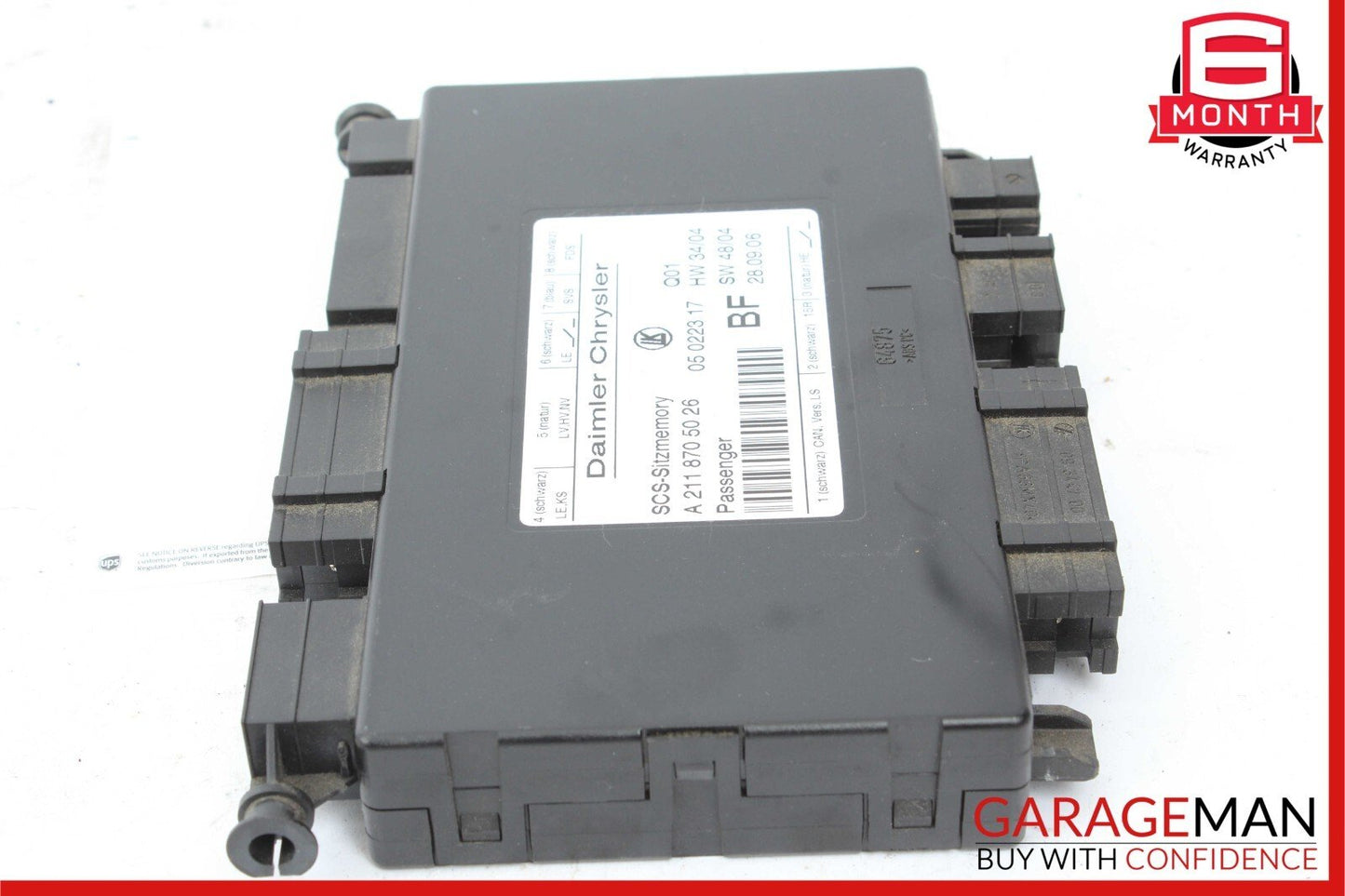 03-11 Mercedes W211 E350 Front Right Side Under Seat Control Module OEM