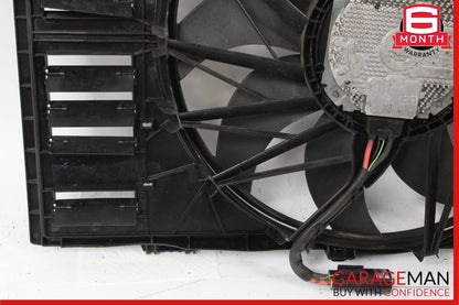 10-16 Porsche Panamera 970 4.8L Radiator Engine Electric Cooling Fan Shroud Assy