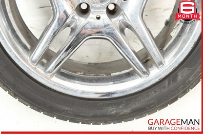 03-12 Mercedes R230 SL550 SL65 AMG Rear Wheel Tire Rim 9.5Jx18H2 ET33 OEM