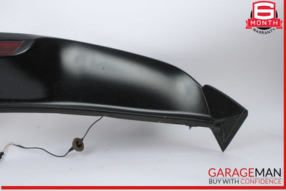 12-14 Porsche Cayenne 958 AWD Trunk Lid Molding Trim Spoiler Wing w/ Light OEM