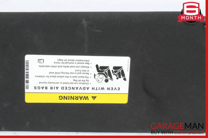 08-14 Mercedes W204 C300 C350 Front Right Side Sunvisor Sun Visor Black