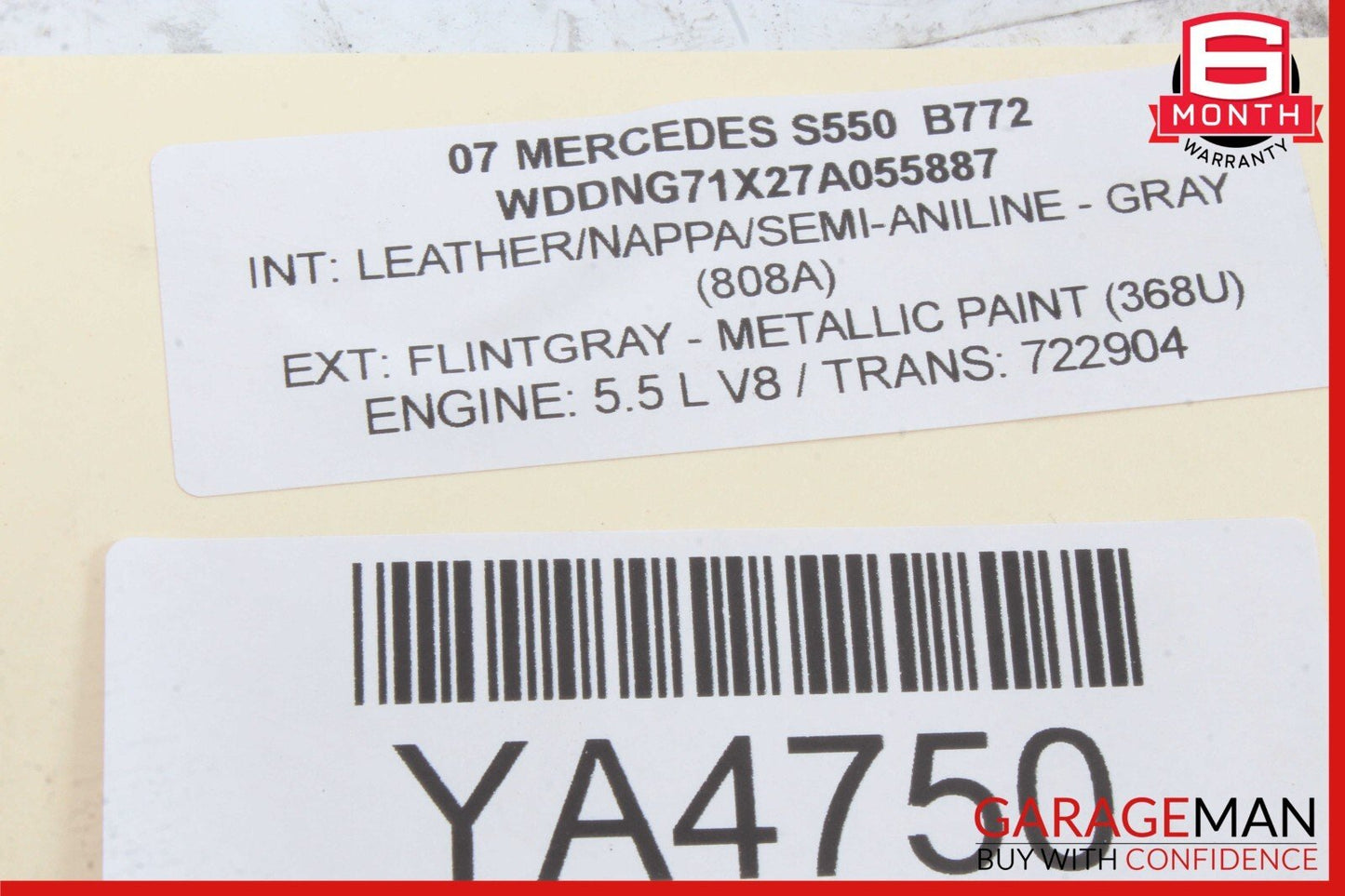 07-13 Mercedes W221 S550 S63 AMG Rear Right / Left Side Door Control Module Unit