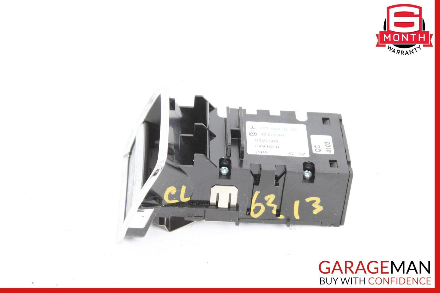 07-14 Mercedes W216 CL600 Electronic Parking Brake Release Switch Control Module