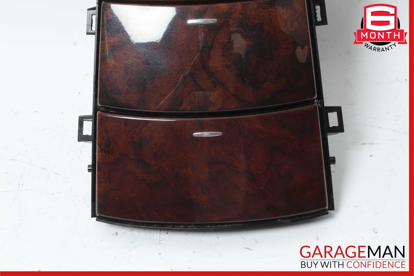 06-09 Mercedes W251 R350 R500 Center Console Cup Holder Ashtray Trim Cover Wood