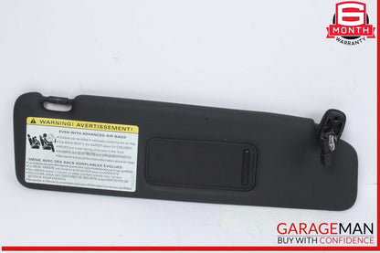 10-17 Audi A5 Front Right Passenger Side Sun Visor Sunvisor Black 8H0857552 OEM