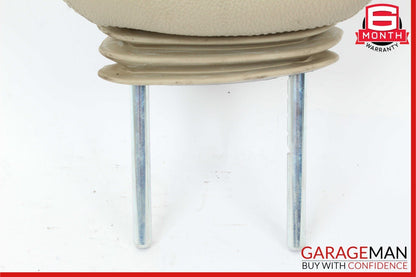 05-11 Mercedes R171 SLK280 Front Left / Right Side Seat Headrest Head Rest Beige