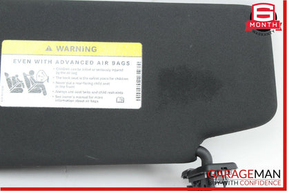 08-14 Mercedes W204 C250 Front Right Sun Visor Sunvisor Shade Cover Black