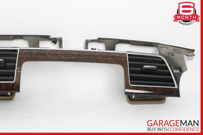 11-18 Audi A8 Dash Board Dashboard Panel Trim w/ AC Air Vent Grille OEM