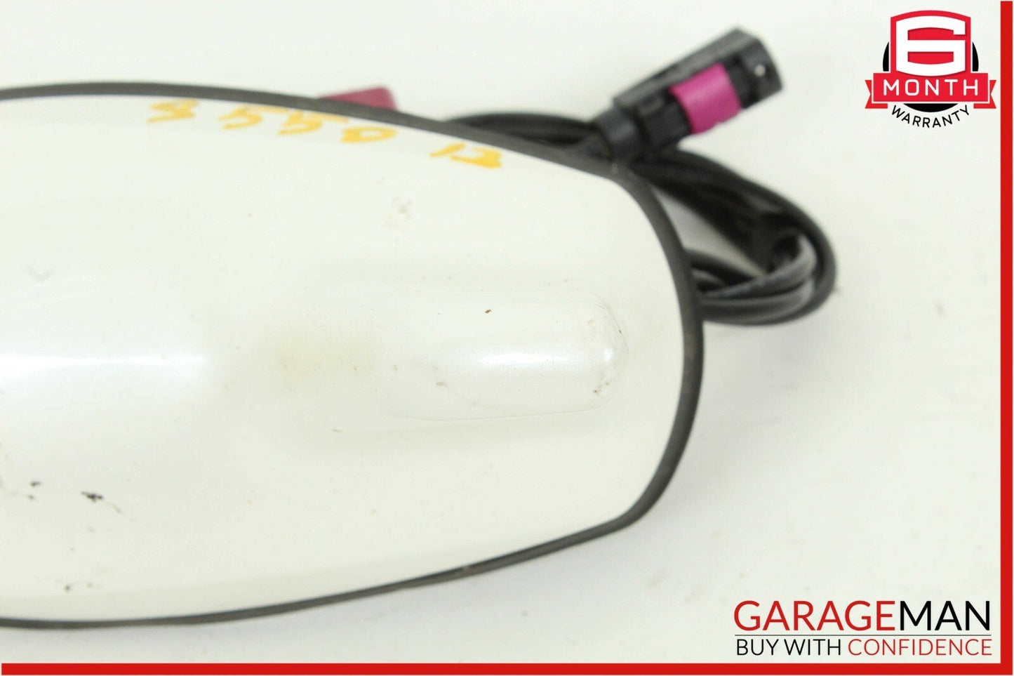 07-13 Mercedes W221 S550 S600 S63 AMG Top Shark Fin Antenna Roof GPS White OEM