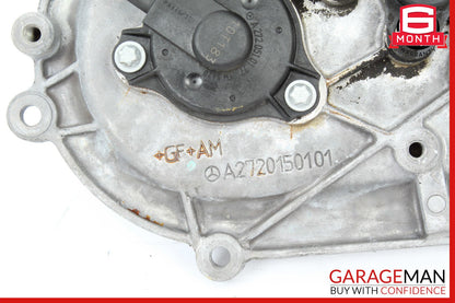 06-13 Mercedes W221 S550 Front Right Engine Timing Chain Cover Plate OEM