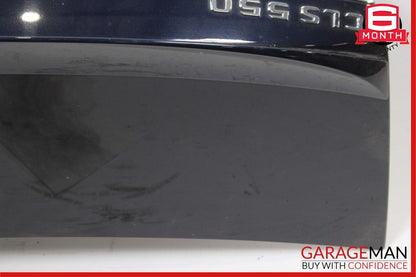 12-18 Mercedes W218 CLS400 CLS550 Rear Trunk Lid Deck Shell Panel Blue OEM