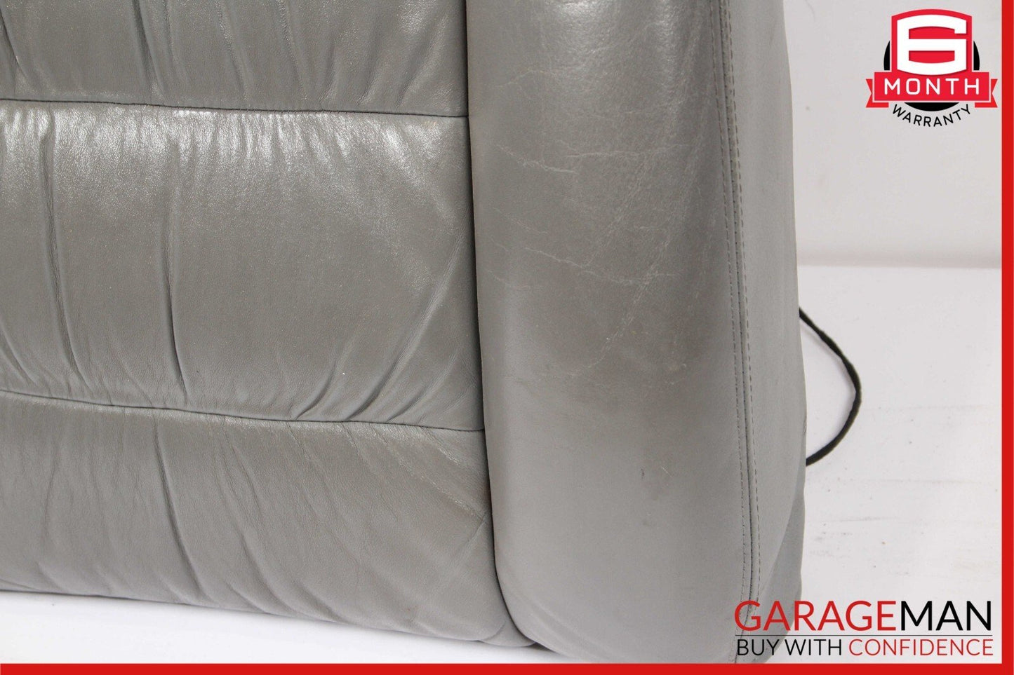 03-10 Porsche Cayenne 955 957 Front Right Side Top Upper Seat Cushion Cover Grey