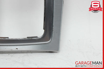 08-14 Mercedes W204 C250 C63 AMG Center Console Shifter Trim Cover Bezel Silver