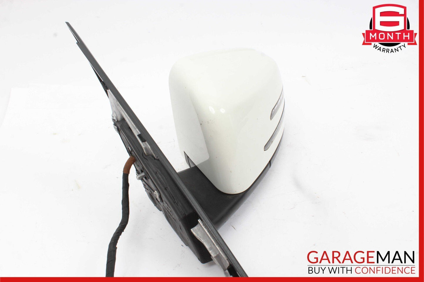 08-14 Mercedes W204 C300 C63 AMG Front Left Side Mirror Rear View Door White