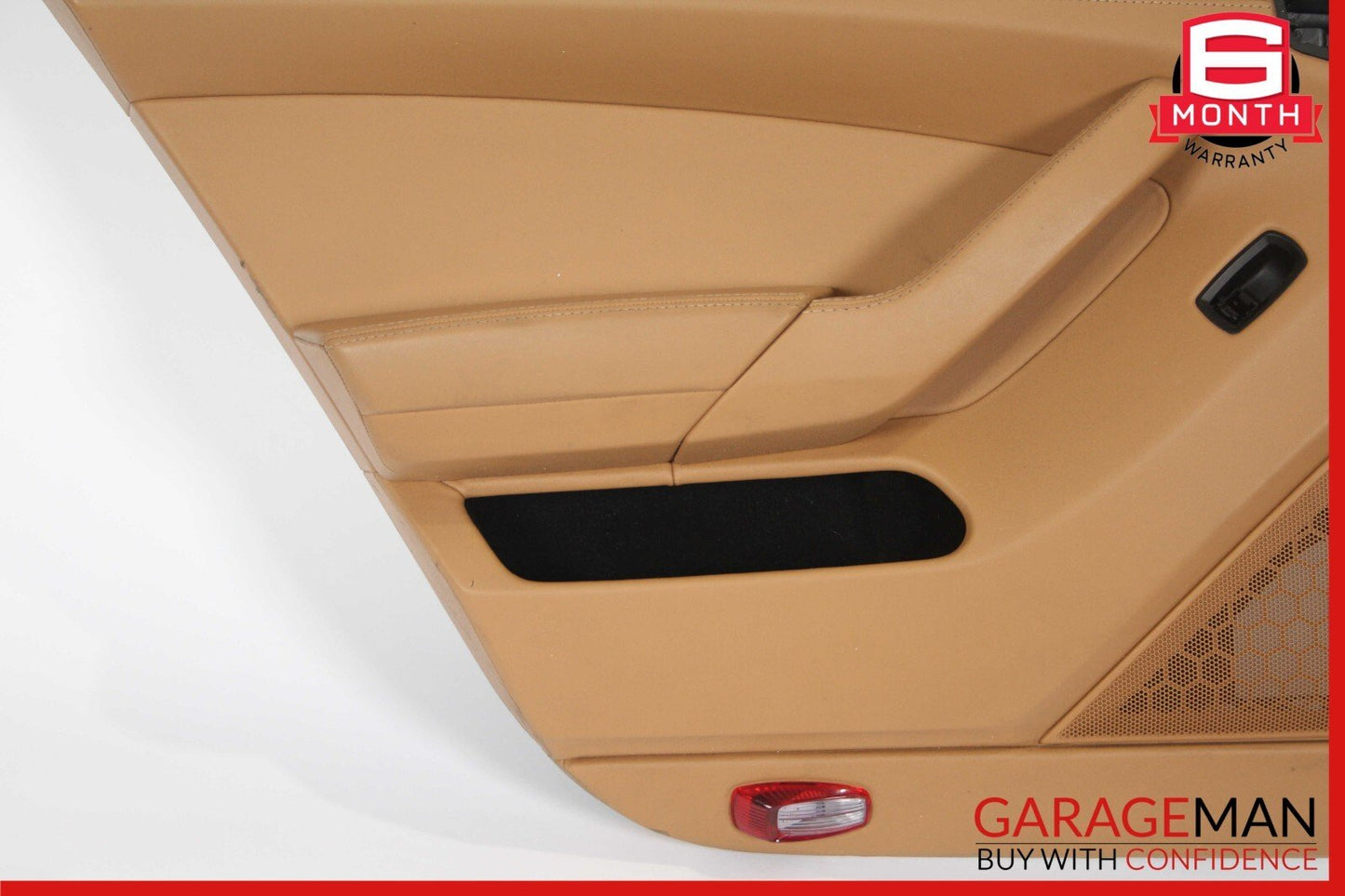 10-16 Porsche Panamera 970 Rear Left Interior Door Trim Panel Cover Assy Beige