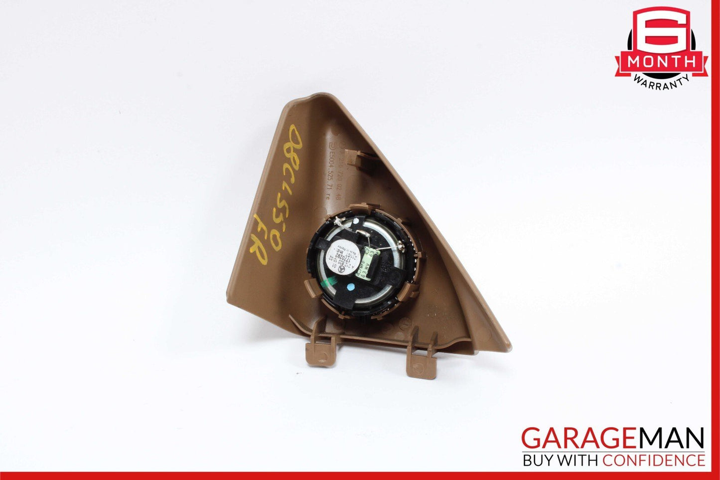07-14 Mercedes W216 CL550 Front Right Side Door Tweeter Speaker Cover Brown