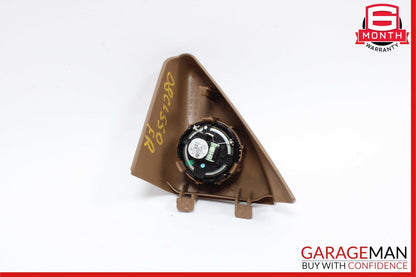 07-14 Mercedes W216 CL550 Front Right Side Door Tweeter Speaker Cover Brown