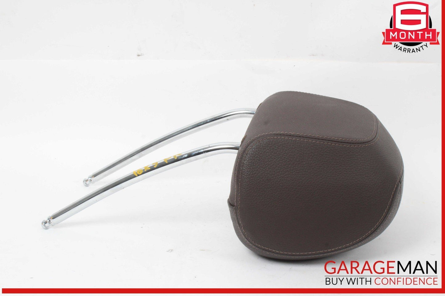 14-18 BMW X5 F15 Front Left or Right Seat Headrest Head Rest Leather Brown OEM