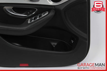 15-20 Mercedes W205 C300 Front Left Driver Side Interior Door Panel Cover OEM