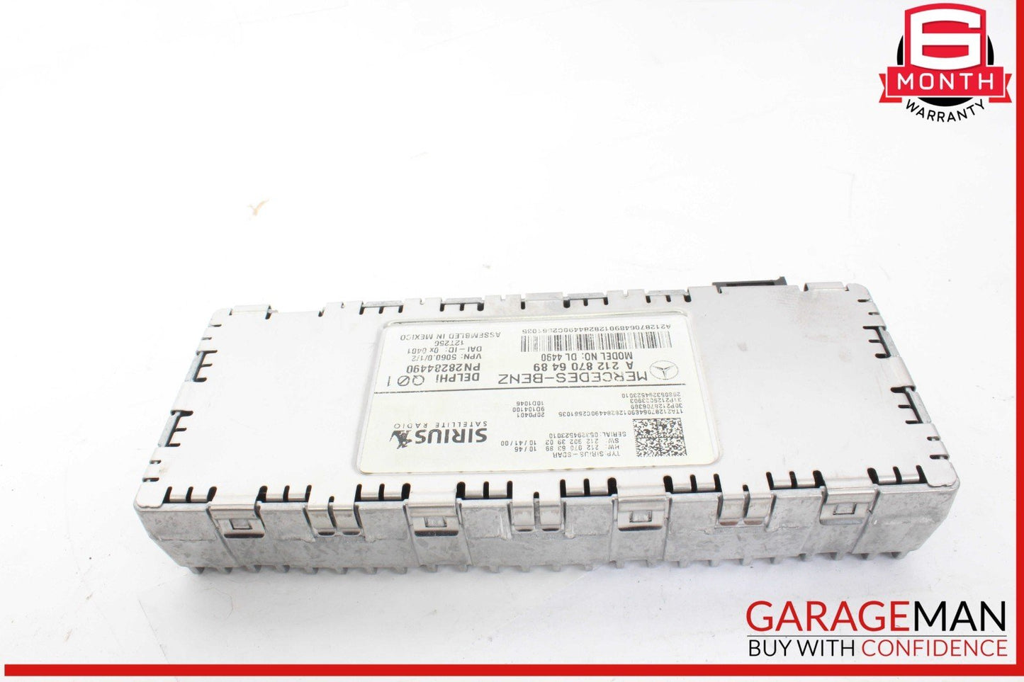 13-19 Mercedes X166 GL450 Sirius Satellite Radio Receiver 2128706489 OEM