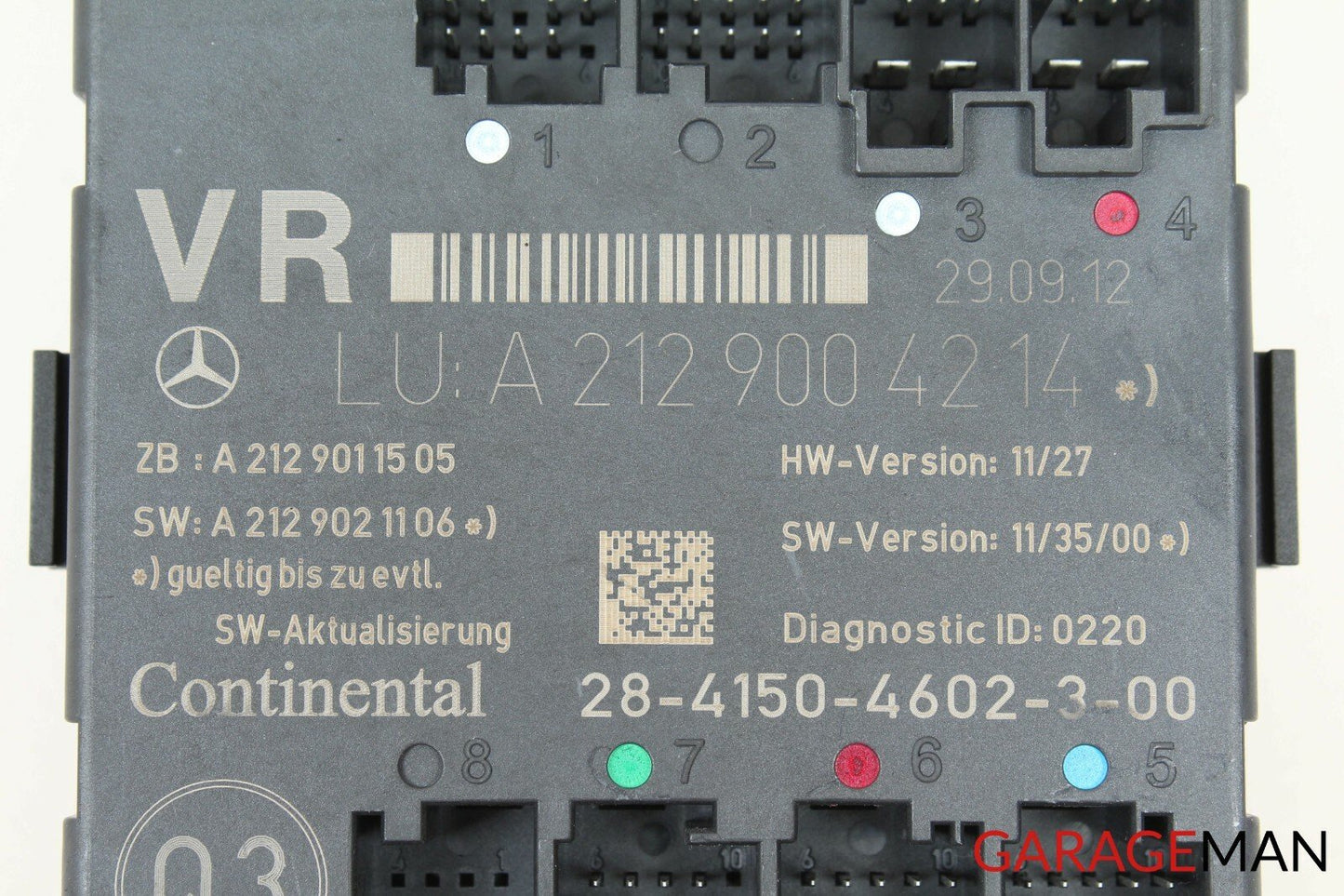 08-15 Mercedes W204 C250 Front Right Passenger Side Door Control Module OEM