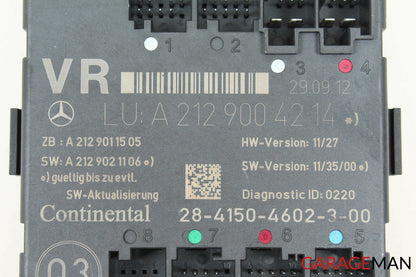 08-15 Mercedes W204 C250 Front Right Passenger Side Door Control Module OEM