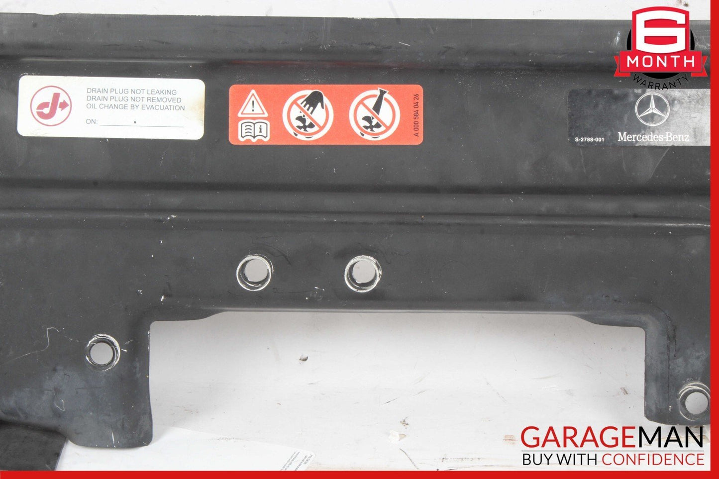 07-09 Mercedes W221 S550 Upper Radiator Core Support Headlight Bracket OEM
