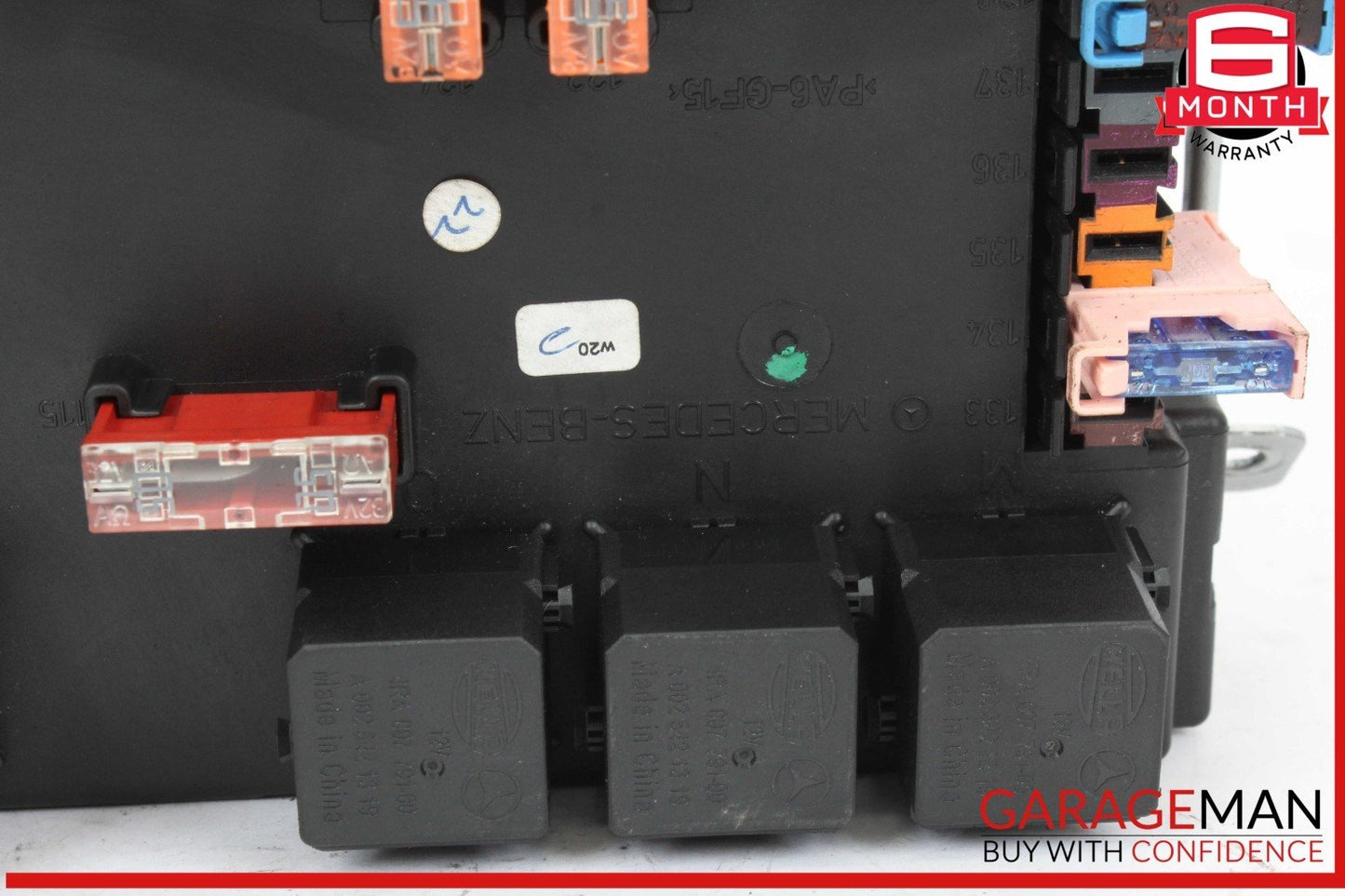 10-13 Mercedes W221 S550 S400 Rear Sam Fuse Box Relay Module Control OEM