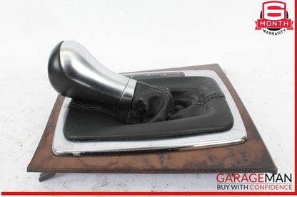 12-14 Mercedes W204 C250 Gear Shift Selector Indicator Knob Boot Assembly OEM