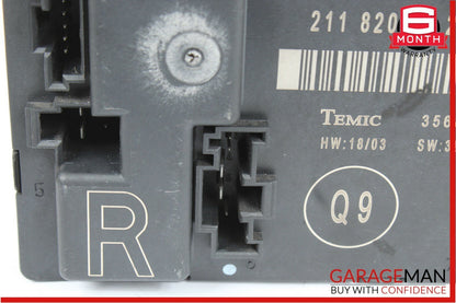 03-09 Mercedes W211 E350 E55 AMG Rear Right Passenger Side Door Control Module
