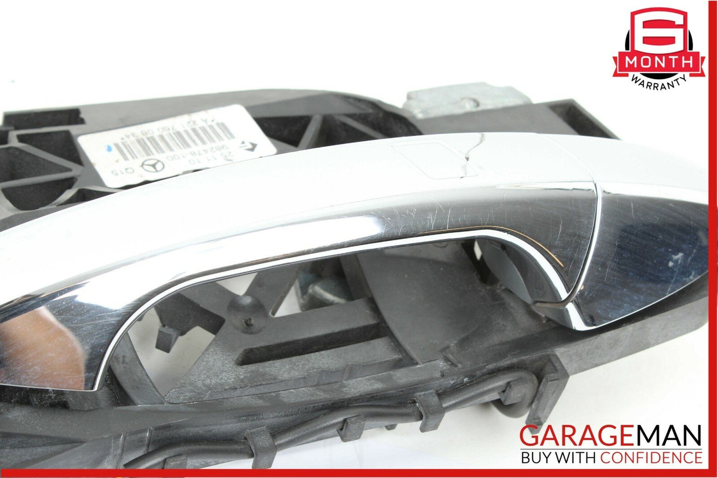 07-13 Mercedes W221 S400 Rear Right Side Exterior Door Handle Keyless Go Silver
