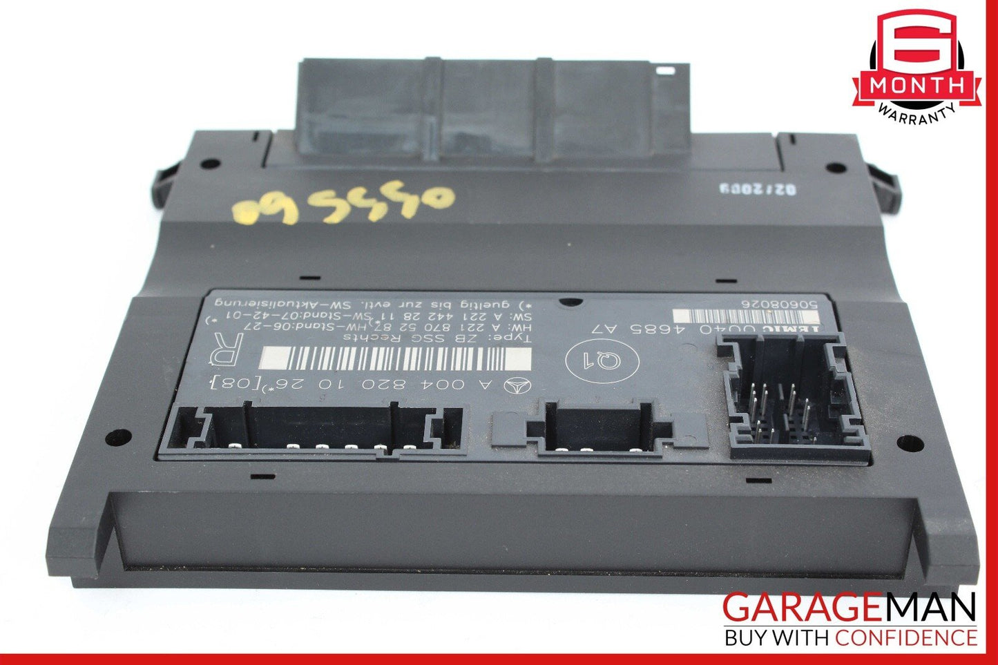 07-13 Mercedes W221 S550 Front Right Under Seat Control Module 0048201026 OEM