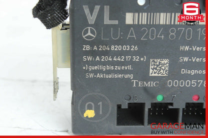 08-18 Mercedes W204 C300 C250 E400 Front Left Side Door Control Module OEM