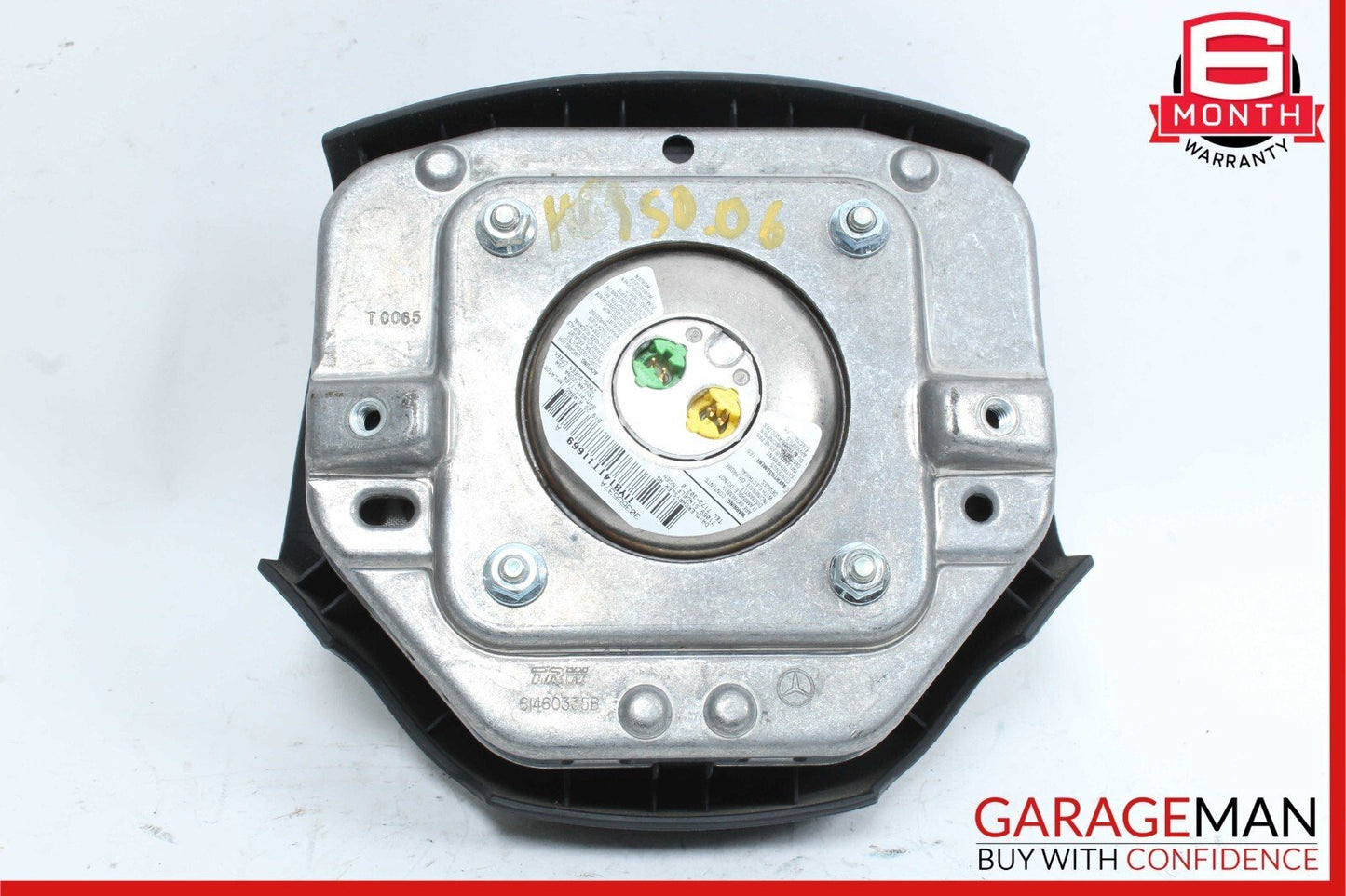06-08 Mercedes ML350 R350 GL450 Driver Steering Wheel Airbag Black