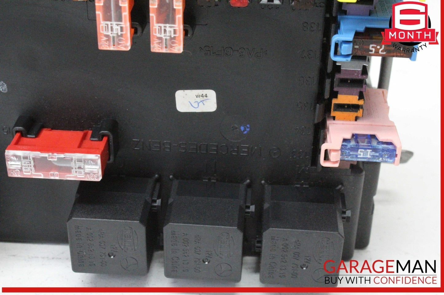 07-09 Mercedes W221 S550 CL550 Rear Trunk Relay Junction Fuse Box 2215406450 OEM