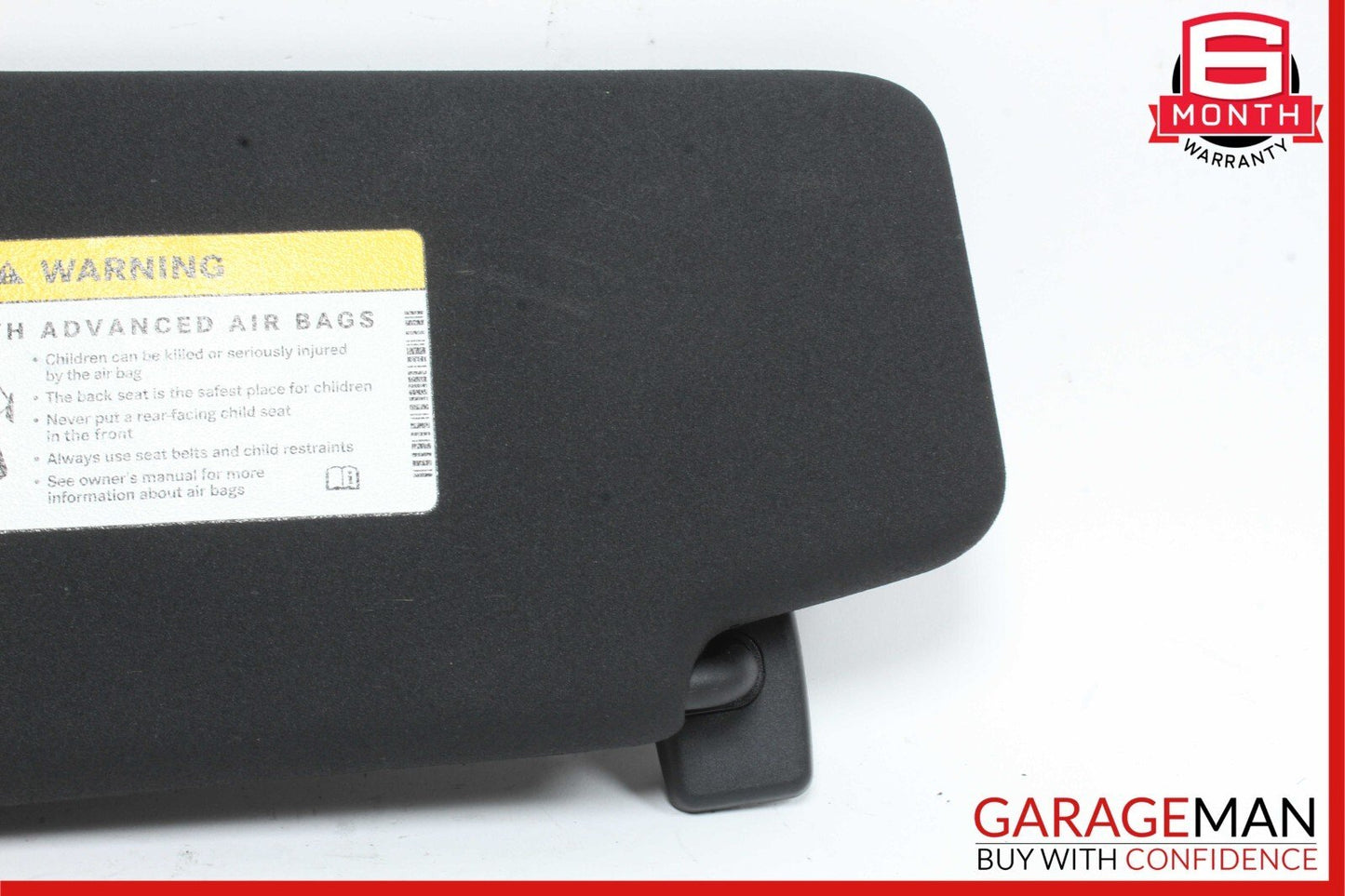 08-14 Mercedes W204 C280 C300 C250 Front Right Side Sunvisor Sun Visor Black