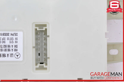 13-19 Mercedes X166 GL350 GLS550 Rear SAM Module Control Unit Signal Acquisition