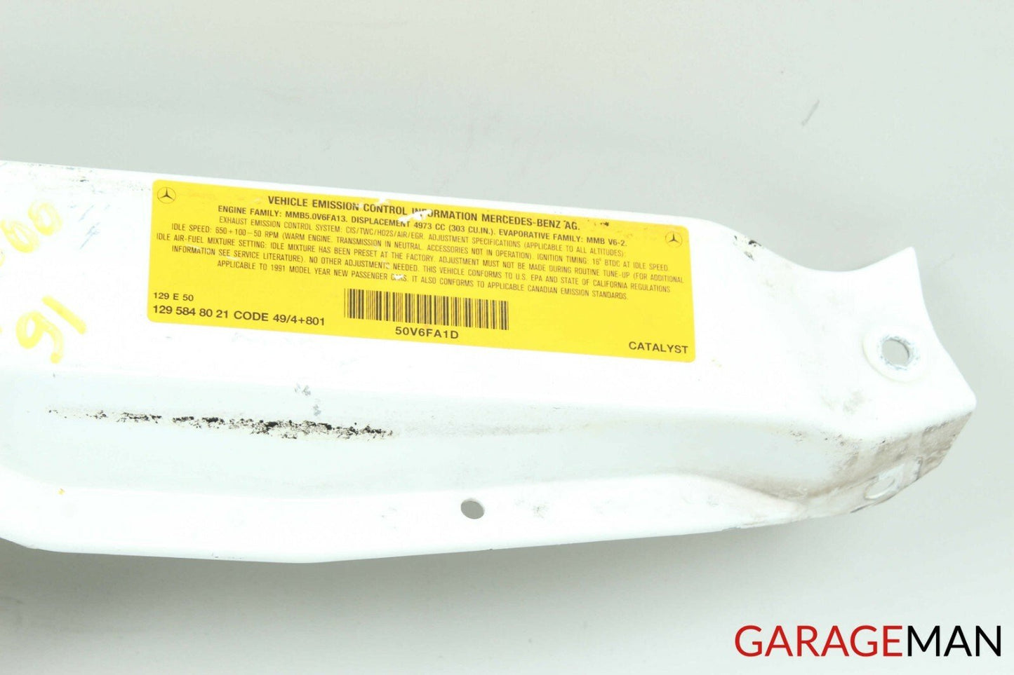 90-02 Mercedes R129 SL500 SL600 Upper Radiator Core Support Bracket Tie Bar OEM