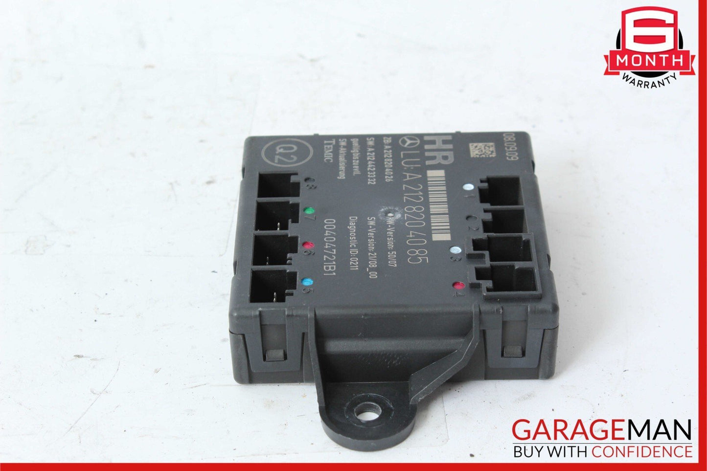 08-18 Mercedes W212 E350 C350 CLS500 Rear Right Side Door Control Module Unit