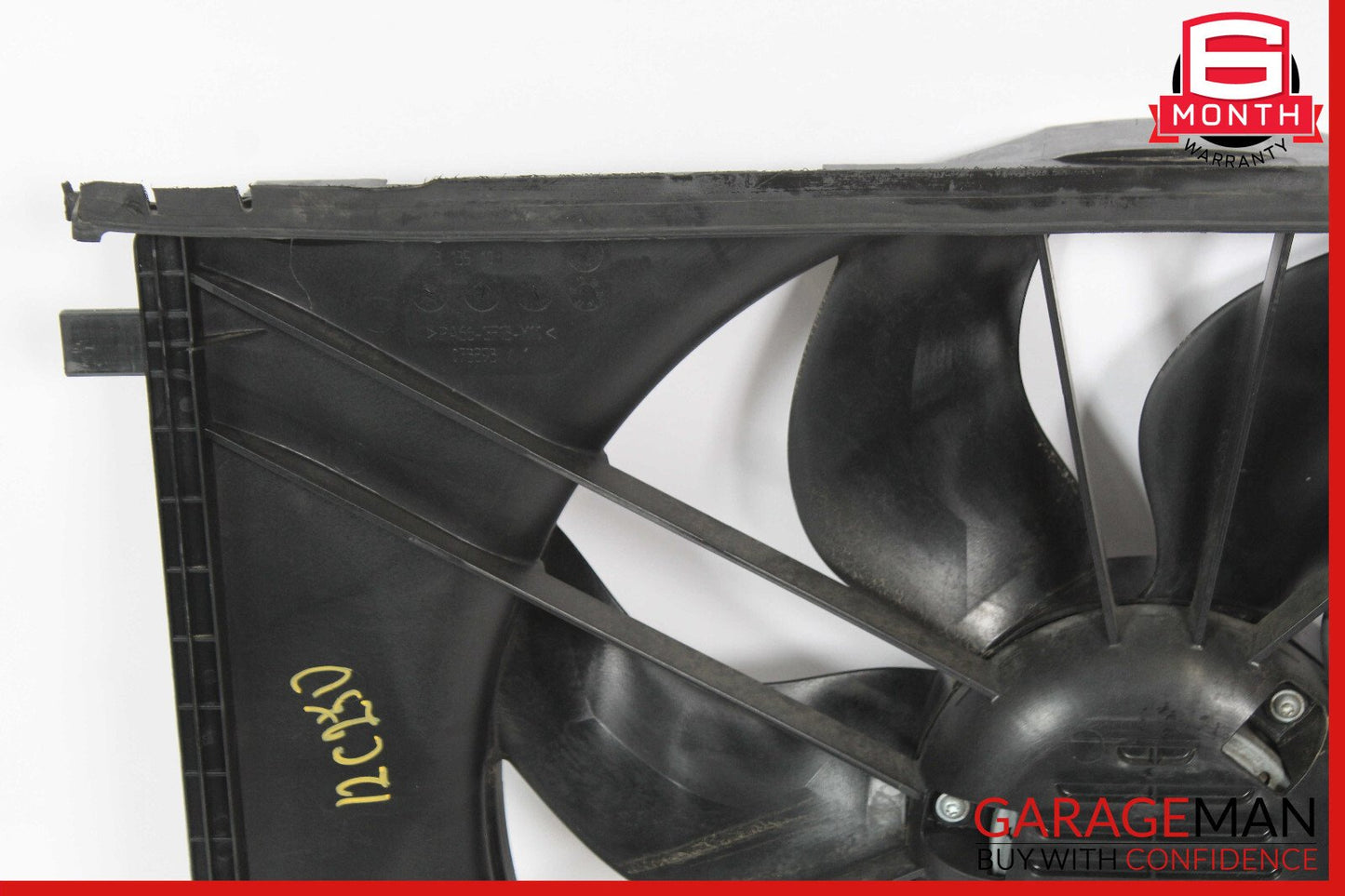 08-18 Mercedes SLK350 CLS400 C350 Engine Cooling Fan Shroud Motor Assembly