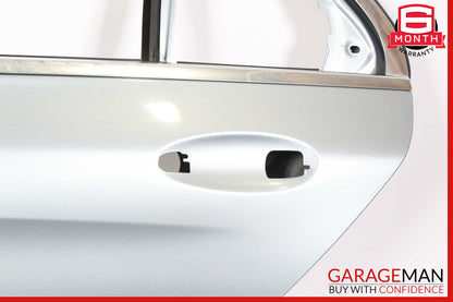 15-21 Mercedes W205 C300 Sedan Rear Left Side Exterior Door Shell Silver OEM