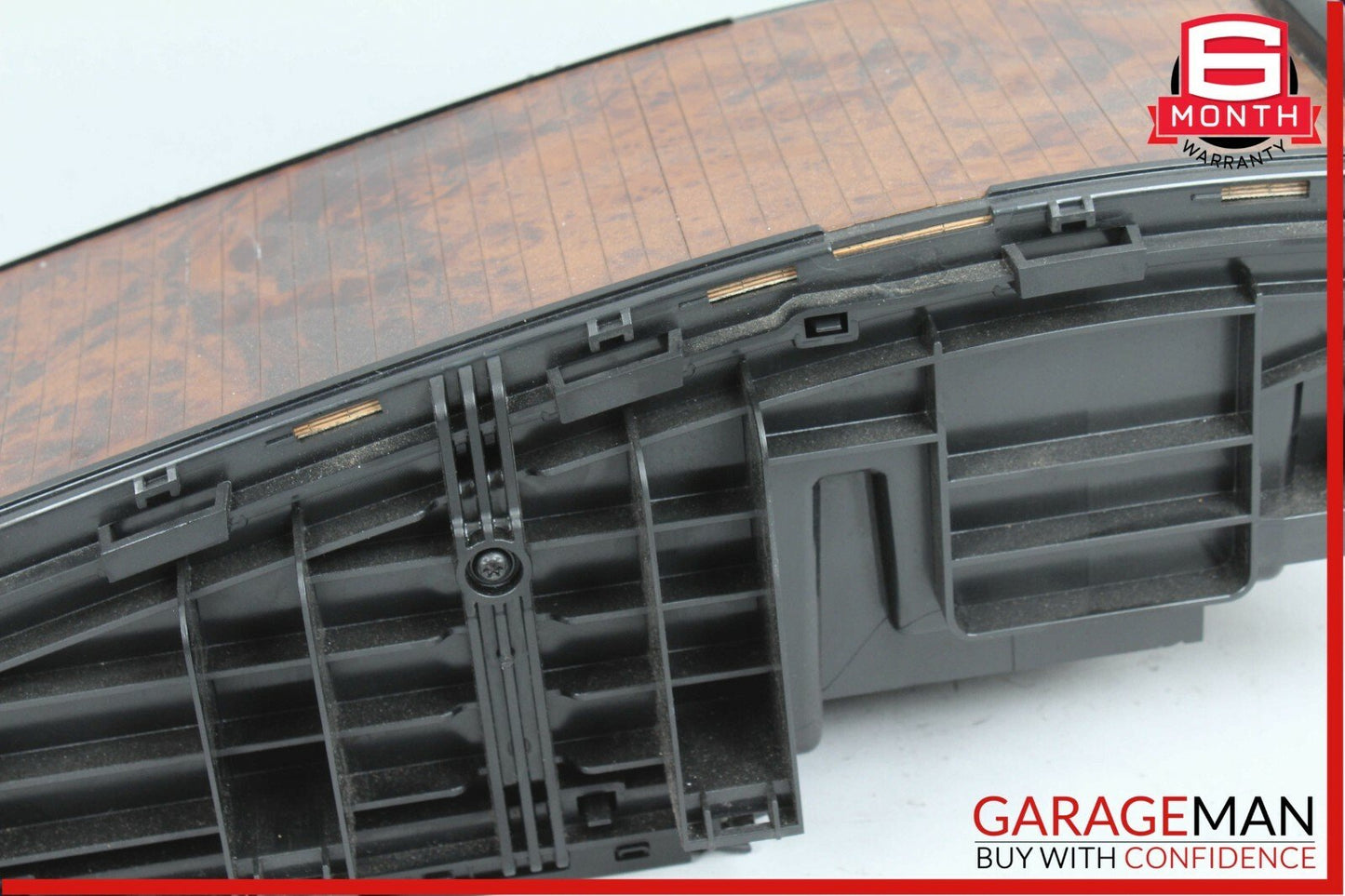 06-11 Mercedes W219 CLS500 Rear Center Console Armrest Arm Rest Storage Wood OEM