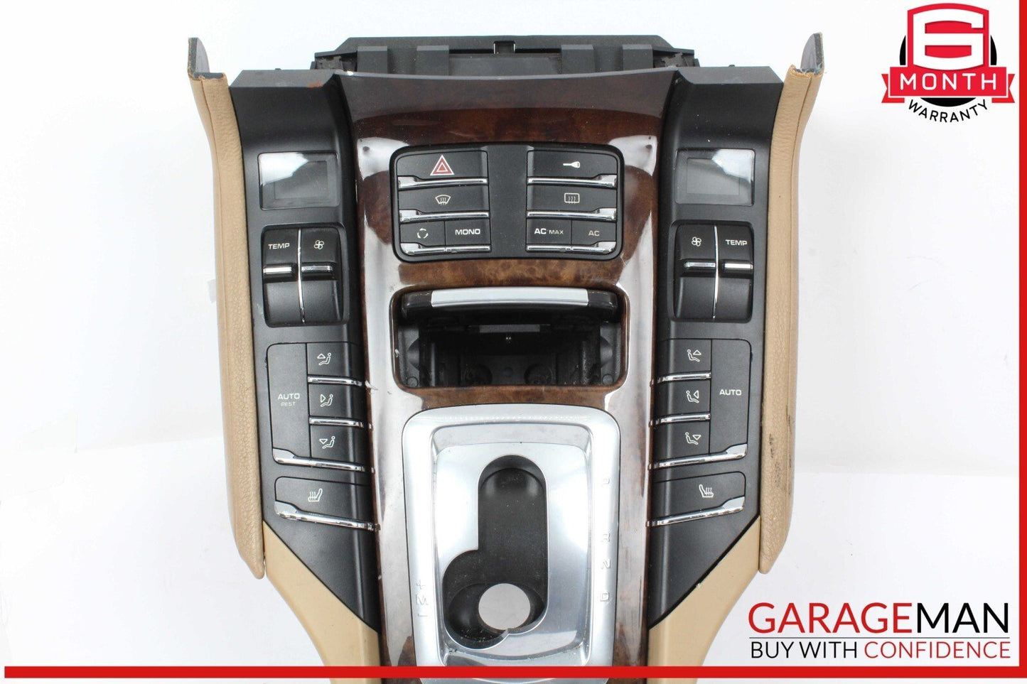 11-18 Porsche Cayenne S 958 Front Center Console Switch Control Panel Trim OEM