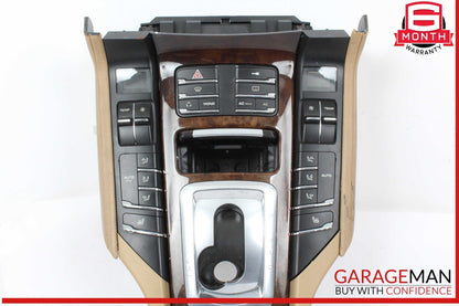 11-18 Porsche Cayenne S 958 Front Center Console Switch Control Panel Trim OEM