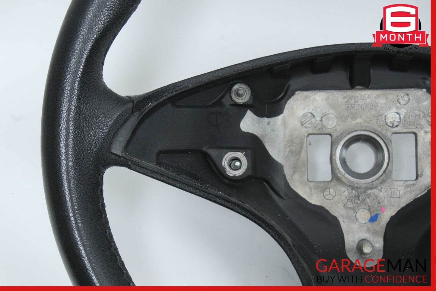 08-12 Mercedes X204 GLK350 C280 C300 3 Spoke Steering Wheel 2044601203 Black OEM