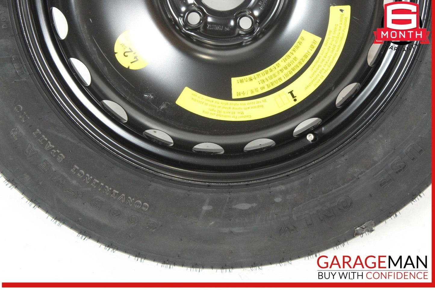 07-20 Mercedes X164 GL450 ML550 Emergency Spare Tire Wheel Donut Rim 19" 19 OEM